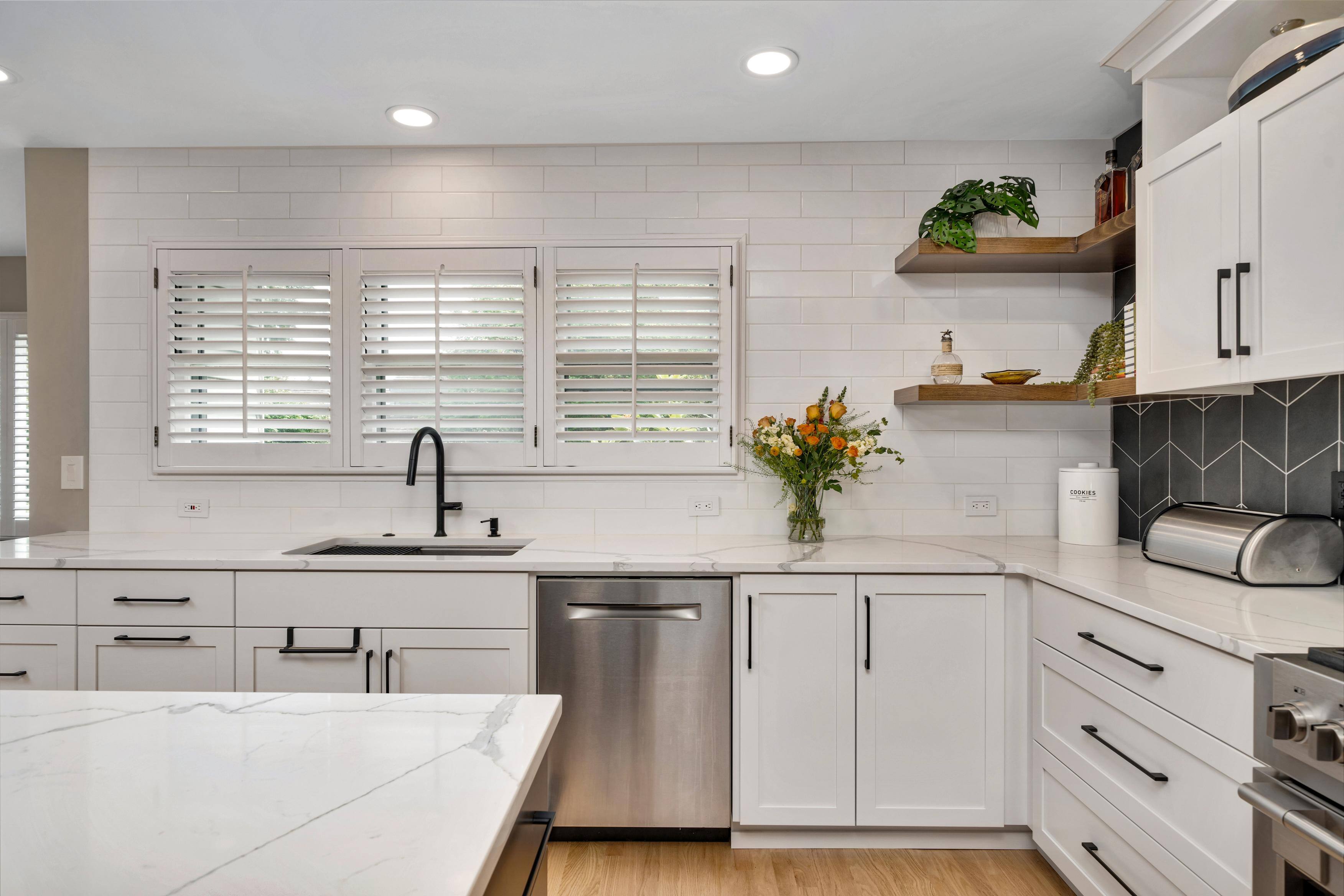 Southwest Hills Kitchen remodel counterspace and sink area by Creekstone Design + Remodel